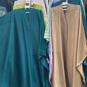 Fancy embellished abaya dress