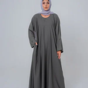 "Comfortable basic abaya dress"