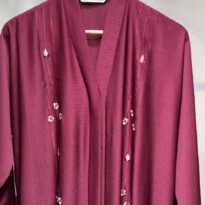 Luxury embellished modest abaya